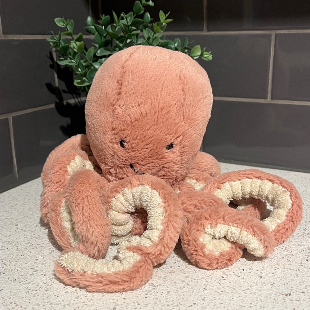 Jellycat 9" Tan Odell Octopus Plush Toy